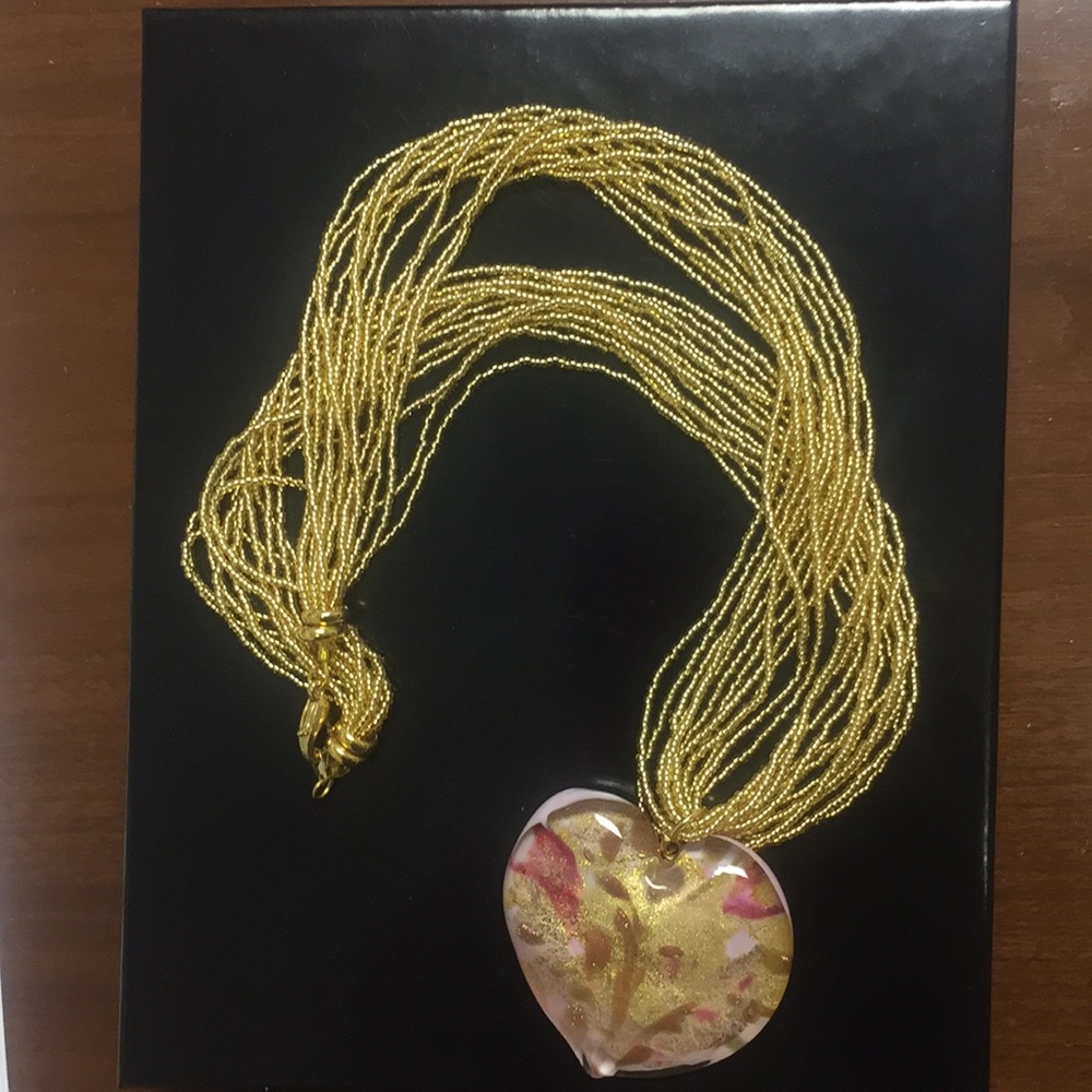  Murano glass necklace 